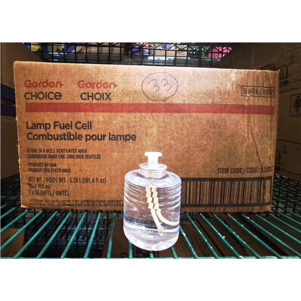 Gordon Choice Lamp Fuel Cell 160mL - Lot of 33