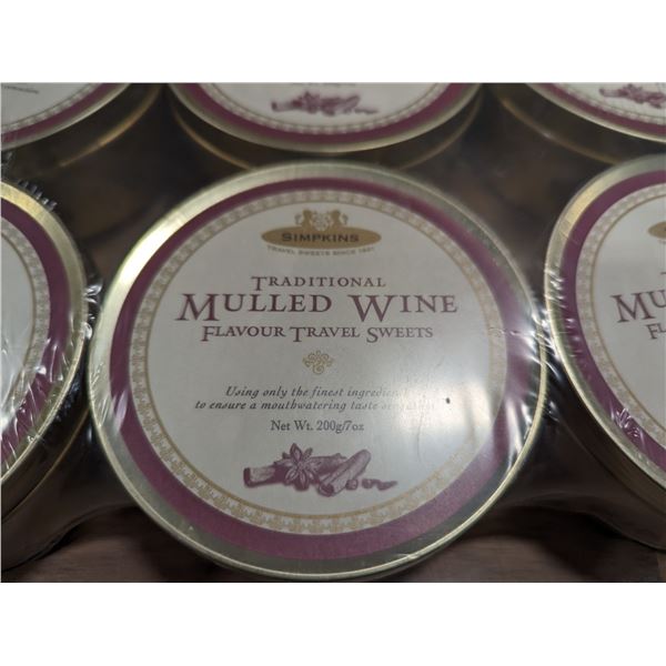 Simpkins Mulled Wine Flavour Drops, 200g - Lot of 36 (1 Case)