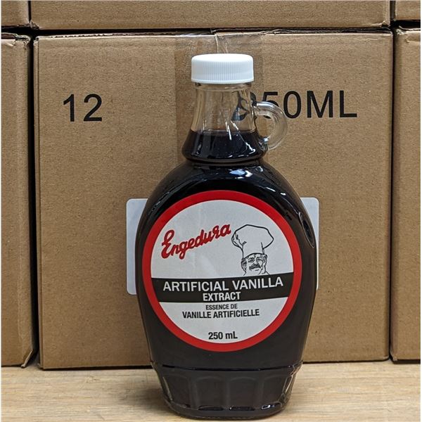 Engerua Artificial Vanilla Extract, 250ml - Lot of 12 (1 Case)