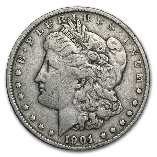 1901-p Morgan Silver Dollar VF