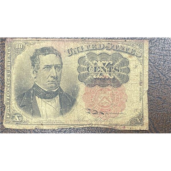 1874 5th Issue 10 Cents Fractional Currency