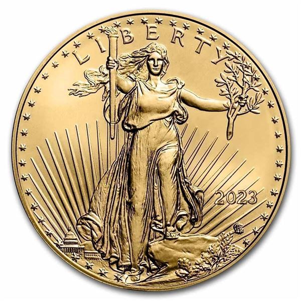 2023 1 oz American Pure Gold Eagle BU