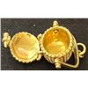 Image 2 : 14K Yellow Gold Nantucket Basket Pendant/Charm (Flips Open)