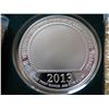 Image 2 : 1-OZ..999 SILVER COIN CHRISTMAS PENGUINS SING JOY TO THE WORLD ENGRAVABLE 2013