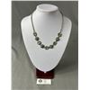 Image 1 : Vintage Silver w/ Scarab Stones Necklace