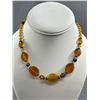 Image 2 : An Art Deco Amber Glass Necklace 1920-30s