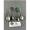 Image 2 : 4 Vintage Sterling Silver Collectible Spoons