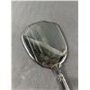 Image 4 : Vintage Hand Mirror, Fan, Lipstick Holder w/ Mirror, Perfume Bottle and Candle Holder