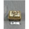 Image 1 : Pretty Vintage Goldtone Footed Music Box