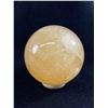 Image 1 : Larger Yellow Honey Calcite Sphere. MSRP $850.00