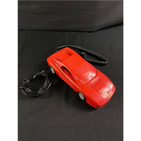 Vintage Ferarri  Push Button Phone - Curtis Model #T1616. Works