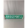 Image 2 : Bridgeport Rd 9000 Double Sided Street Sign. Approx. 30" x 7"