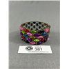 Image 1 : Vintage Various Colours Stones Hinged Bangle Bracelet