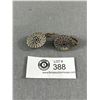 Image 2 : Vintage Pair of Dangle Earrings w/ Stones