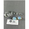 Image 2 : Huge Crystal Glass Pendant + Many Other Glass Pendants