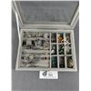 Image 2 : Jewelery Case w/ Lot of Misc Used Jewelery