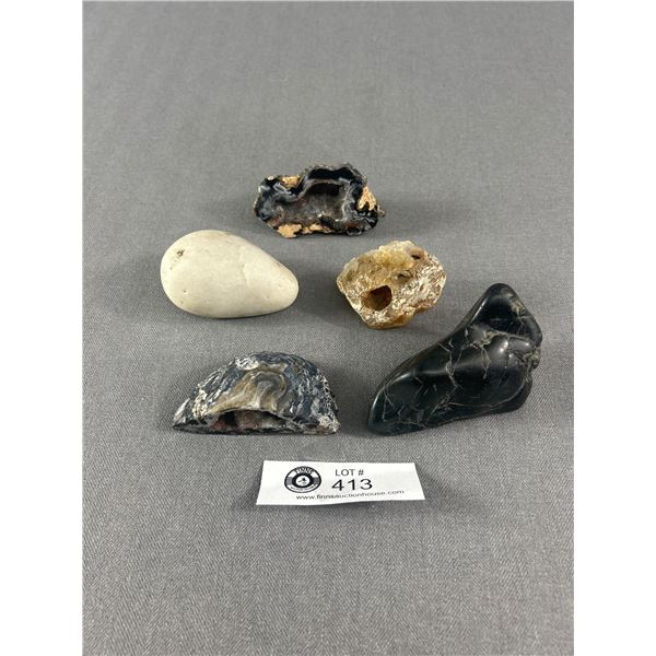 Lot Of Assorted Rocks & Geodes
