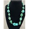 Image 2 : Chunky Stones & Skull Beaded Necklace. Approx. 16"L