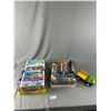 Image 1 : Lot Of Mostly Children VHS Movies + Various DVD's & Vintage Tonka Truck