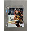 Image 2 : Vancouver Canucks Lot - 2 Signed 8"x10" Photos (Garry Monahan & Garth Butcher) + Puck & Nils Hogland