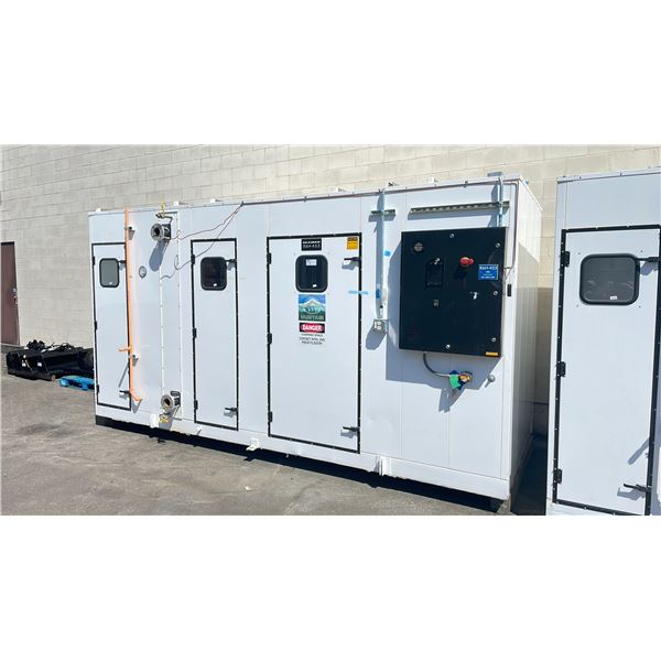 *H/T S* 20' WHITE INSULATED MAGNETEK 15 HP INDUSTRIAL ELECTRIC AIR HANDLER IN ENCLOSURE WITH