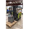 Image 3 : CLARK ESX20 4 STAGE 2200 LBS CAPACITY 600MM MAST HEIGHT 24V ELECTRIC SIDE STAND DOCK TRUCK