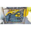 Image 2 : YELLOW EGN EG360 GAS POWERED SKID STEER LOADER WITH TRACK & KEYS