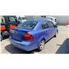 Image 3 : *R* 2009 PONTIAC G3 WAVE, 4DR SEDAN, BLUE, VIN KL2TX55E69B356449,