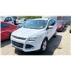 Image 1 : *R* 2014 FORD ESCAPE SE ECOBOOST, 1.6L, WHITE, 4DRSW, GAS, AUTOMATIC, VIN 1FMCU9GX2EUE29905,
