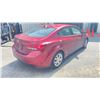 Image 3 : *R* 2014 HYUNDAI ELANTRA SE, 4DR SEDAN, RED, VIN 5NPDH4AE0EH483916,