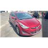 Image 4 : *R* 2014 HYUNDAI ELANTRA SE, 4DR SEDAN, RED, VIN 5NPDH4AE0EH483916,