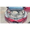 Image 9 : *R* 2014 HYUNDAI ELANTRA SE, 4DR SEDAN, RED, VIN 5NPDH4AE0EH483916,
