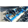 Image 2 : BLUE GIYI 3 PC SKID STEER AUGER ATTACHMENT SET