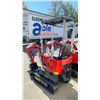 Image 3 : RED MIVA CRAWLER EXCAVATOR VA13 GAS POWERED RIDE ON MINI EXCAVATOR WITH A 15.5" BUCKET & KEYS