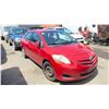Image 4 : *TOW* *R* 2007 TOYOTA YARIS, 4DR SEDAN, RED, VIN JTDBT923X71179230,