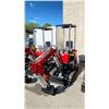 Image 2 : RED MIVA CRAWLER EXCAVATOR VA13 GAS POWERED RIDE ON MINI EXCAVATOR WITH A 15.5" BUCKET & KEYS