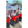 Image 3 : RED MIVA CRAWLER EXCAVATOR VA13 GAS POWERED RIDE ON MINI EXCAVATOR WITH A 15.5" BUCKET & KEYS