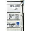 Image 2 : *H/T S* WHITE 20FT 67,200 MAX CAPACITY INDUSTRIAL TRANSPORT CONTAINER, DUAL SWING REAR DOORS, SIDE