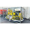 Image 2 : FLAND FL-2 YELLOW 13HP GAS POWERED RIDE ON TROWEL WITH KEYS