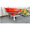 Image 1 : KUBOTA VS400 INDUSTRIAL SPREADER ATTACHMENT * HAS A SMALL CRACK *