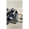 Image 2 : MIVA BLACK MINI EXCAVATOR BUCKET ATTACHMENT (40"W)