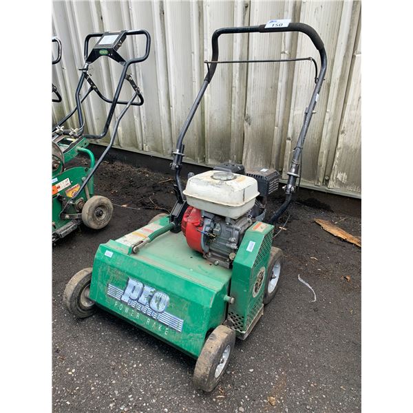 Walk Behind Power Box Rake GREEN PRO SERIES WALK BEHIND GAS POWERED INDUSTRIAL POWER RAKE - Able ...