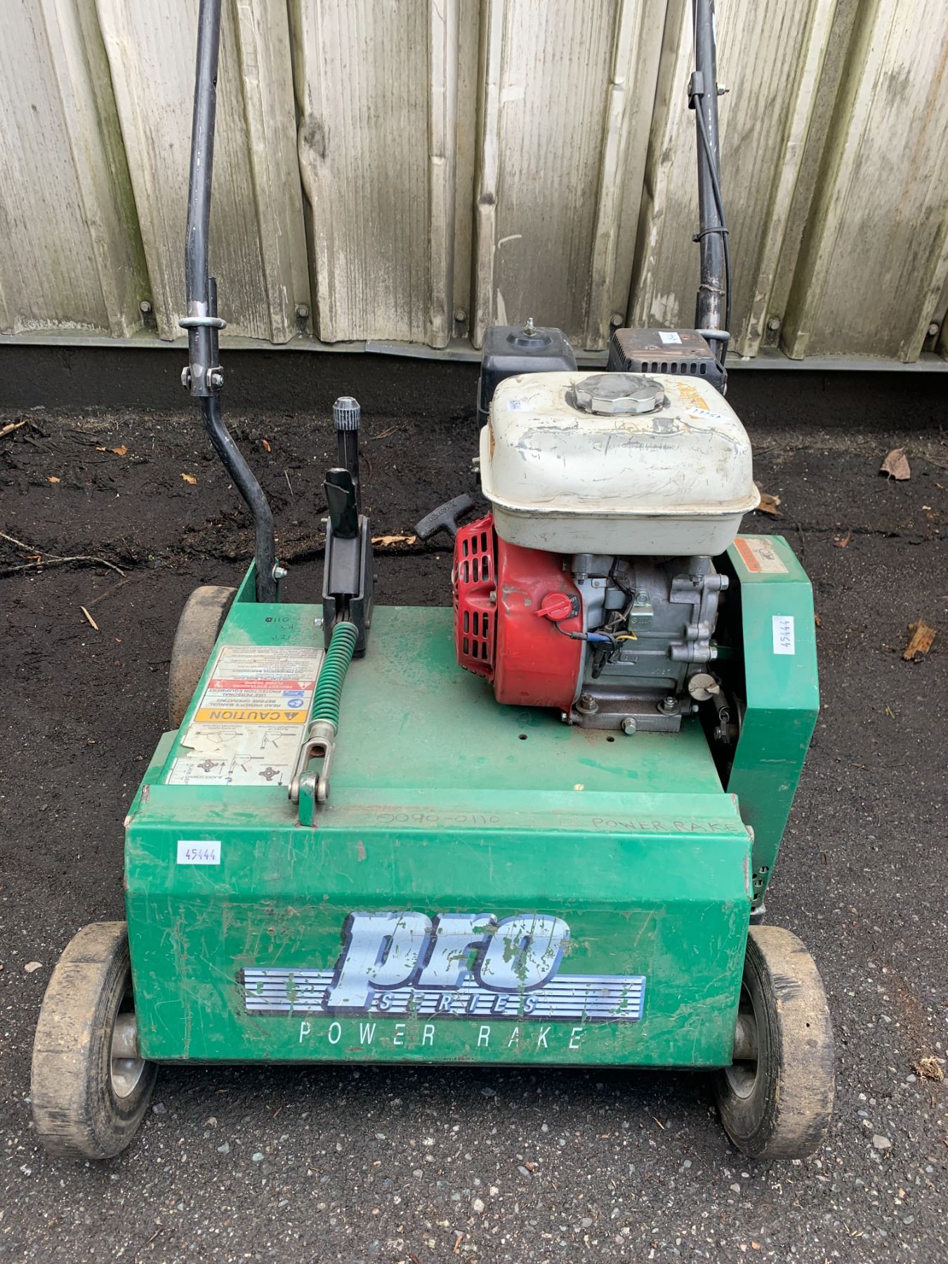 Gas Rake GREEN PRO SERIES WALK BEHIND GAS POWERED INDUSTRIAL POWER RAKE - Able ...
