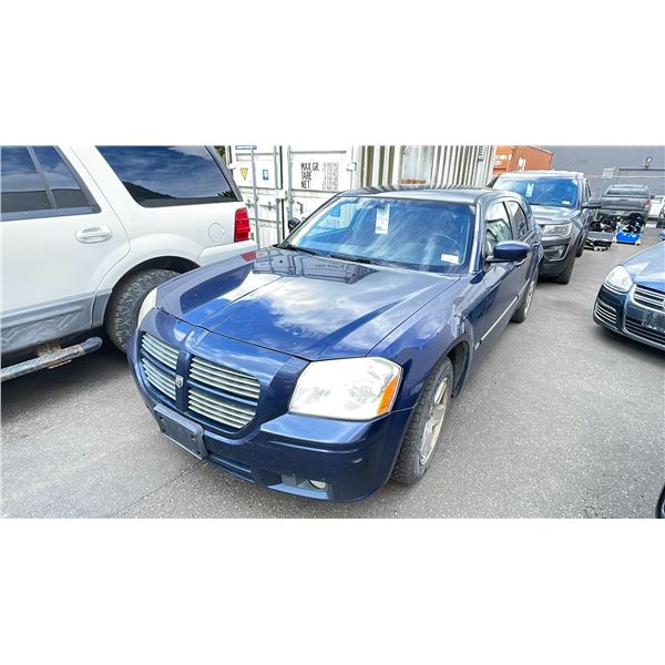 *TOW* *R* 2006 DODGE MAGNUM 3.5L V6, HATCHBACK, BLUE, GAS, AUTOMATIC VIN 2D4FV47V26H172588,