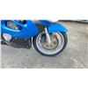 Image 8 : *TOW* *R* 2000 SUZUKI GSX600F MOTORCYCLE, BLUE, VIN JS1GN79A3Y2101239,