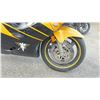Image 7 : *TOW* *R* 2000 HONDA CBR600 MOTORCYCLE, YELLOW, VIN JH2PC3527YM100920,