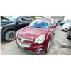 Image 1 : *R* 2011 CHEVROLET EQUINOX LT, 2.4L ECOTEC, RED, 4DRSW, GAS, AUTOMATIC, VIN 2CNALPECXB6367856,