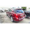 Image 2 : *R* 2011 CHEVROLET EQUINOX LT, 2.4L ECOTEC, RED, 4DRSW, GAS, AUTOMATIC, VIN 2CNALPECXB6367856,