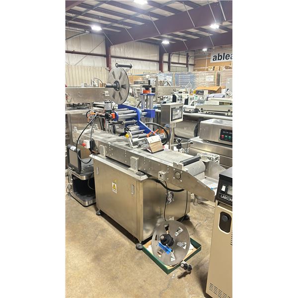 METICA MACHINERY STAINLESS STEEL COMMERCIAL LABELLING MACHINE