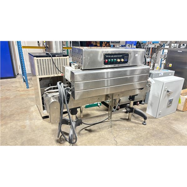 STAINLESS STEEL BSS-1538C THERMAL LABEL SHRINK PACKAGER